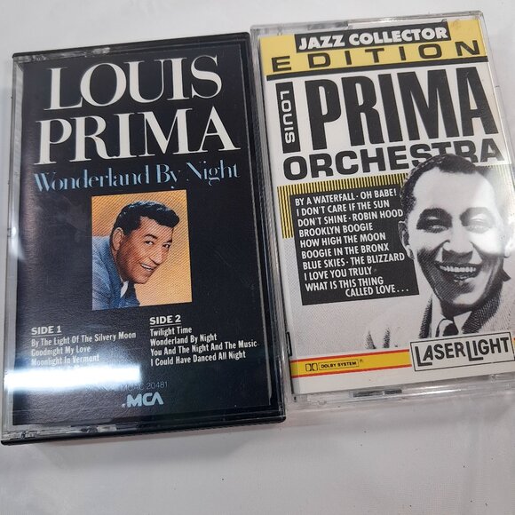 Louis Prima Orchestra Jazz Collector Edition & Wonderland by night Cassette Tape - Picture 1 of 3